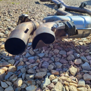 Alternative view of BMW M5 F90 Exhaust System