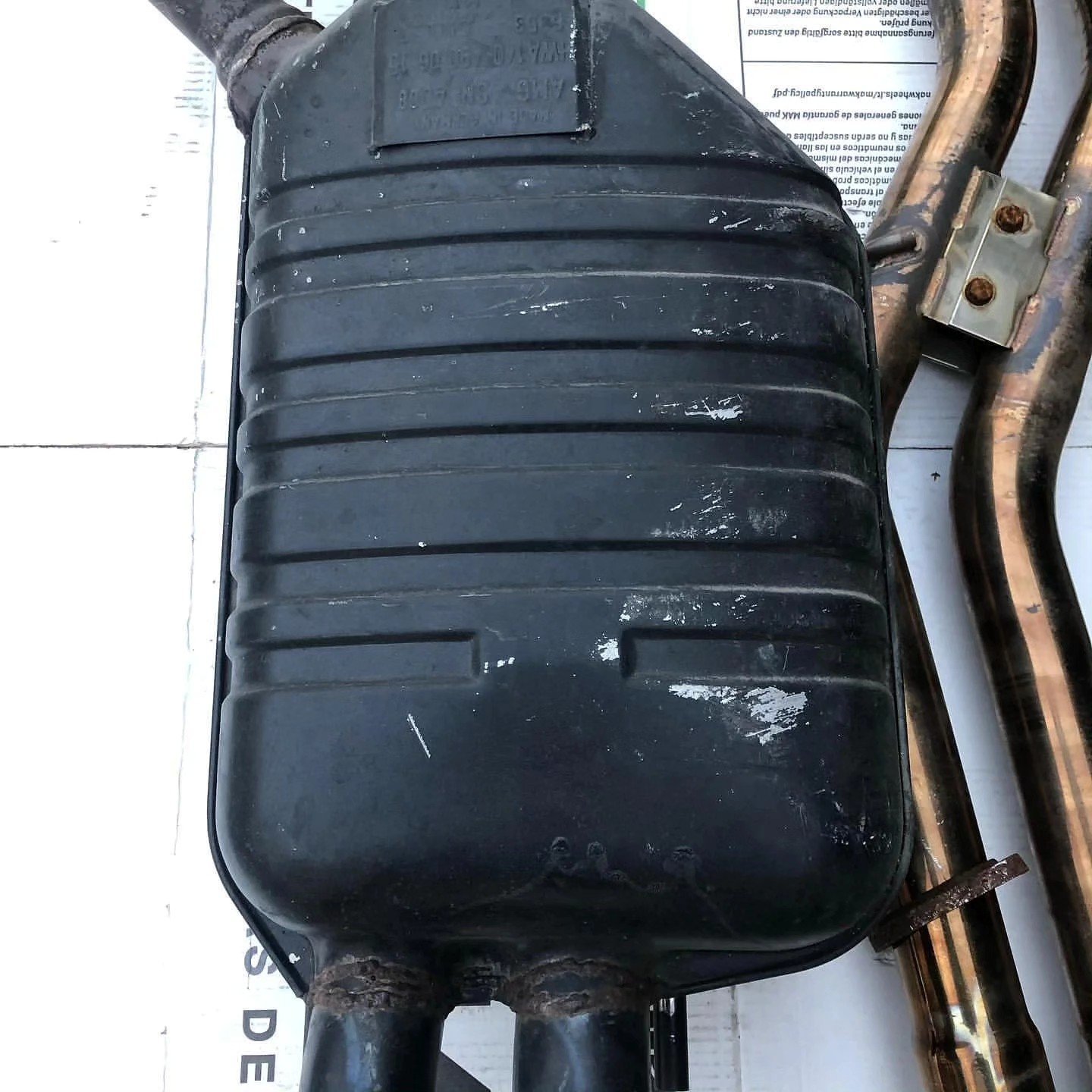 AMG Exhaust Muffler for Mercedes-Benz W140 S-Class - Image 3