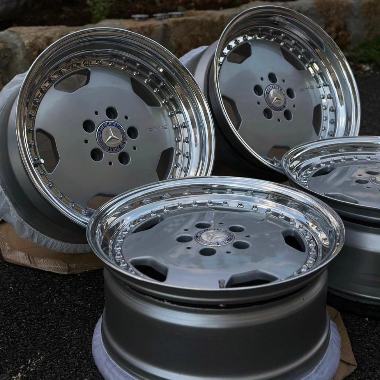AMG 4-Piece Staggered Wheels - Image 4