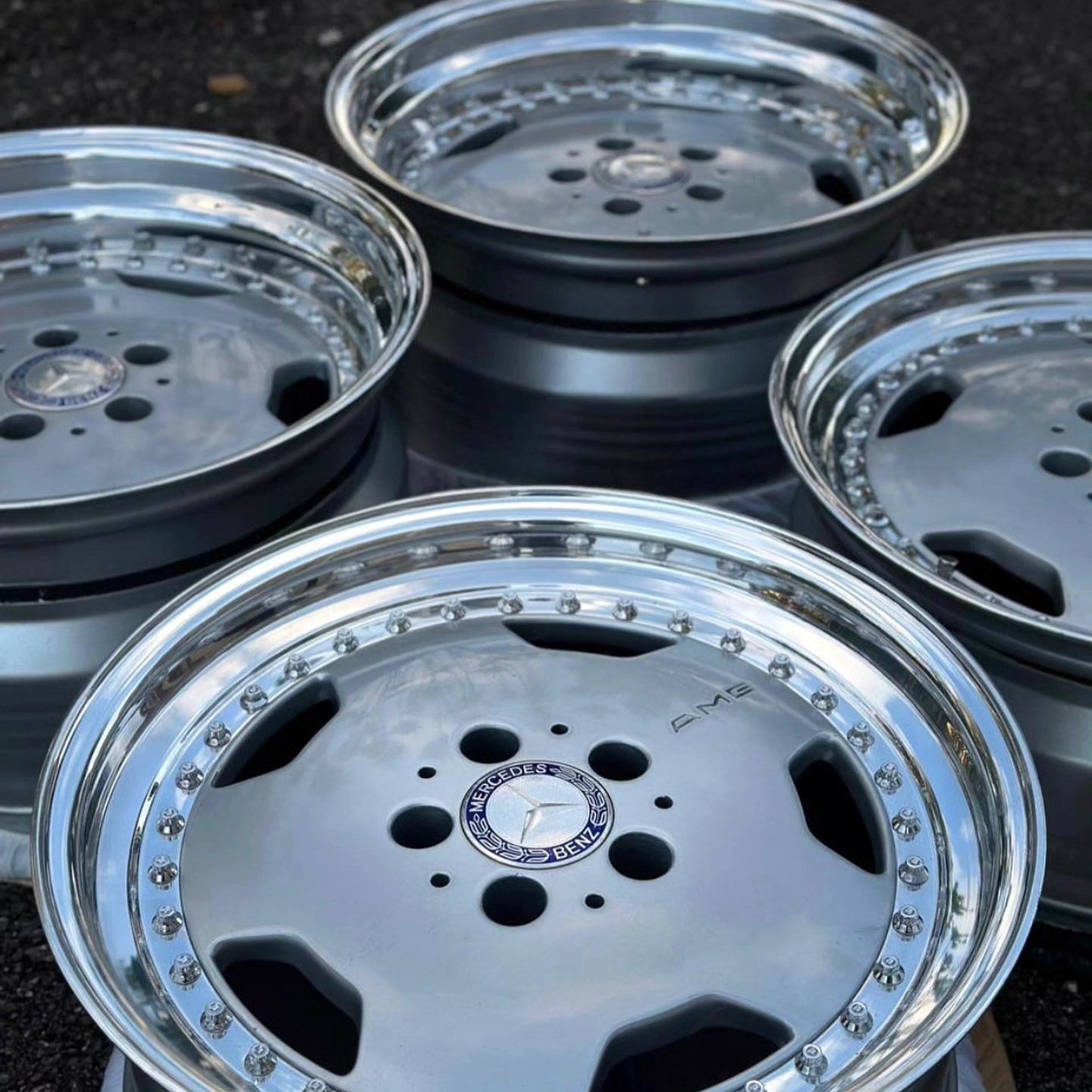 AMG 4-Piece Staggered Wheels - Image 2