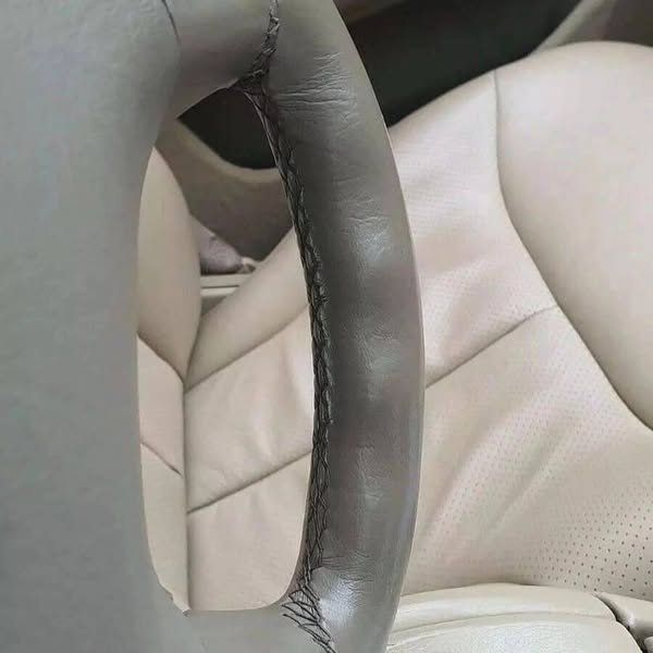 Leather Steering Wheel with Airbag for Mercedes-Benz Classics - Image 4