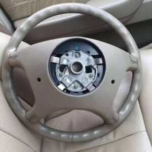 Alternative view of Leather Steering Wheel with Airbag for Mercedes-Benz Classics