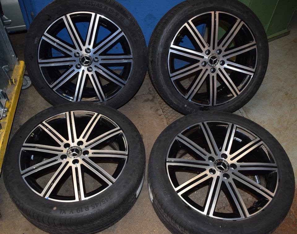 Original Mercedes W447 V-Class Complete Summer Wheel Set