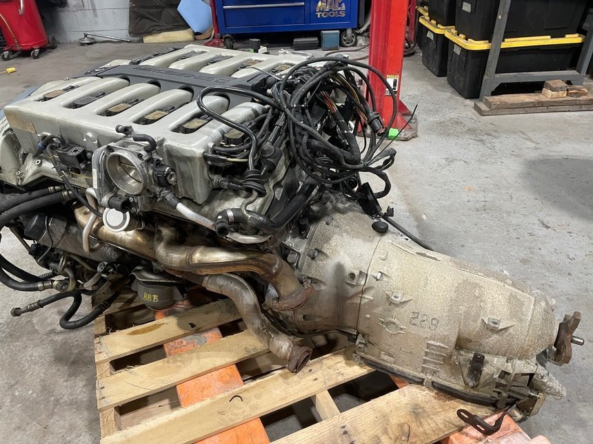 1997 Mercedes-Benz M120 6.0L V12 Powertrain Engine - Image 8