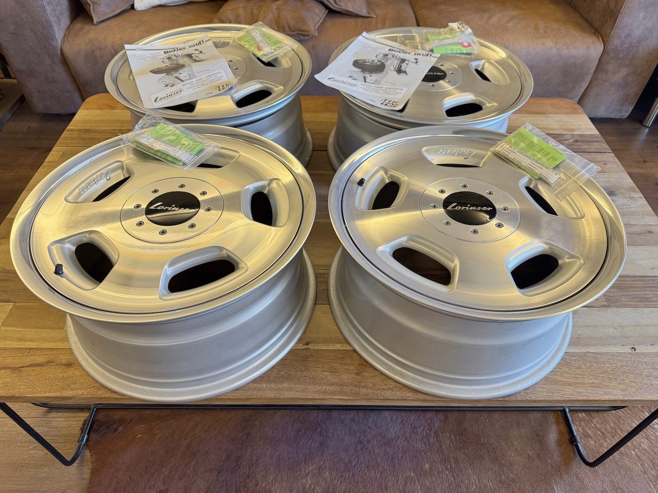 NOS 3-Piece 17″ Lorinser RSK-3 Wheels - Image 12