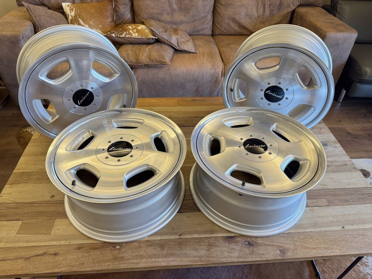 NOS 3-Piece 17″ Lorinser RSK-3 Wheels - Image 14