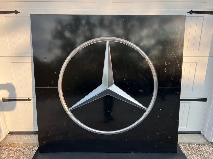 Mercedes-Benz Dealer Logo Sign 67″ x 64″ - Image 2