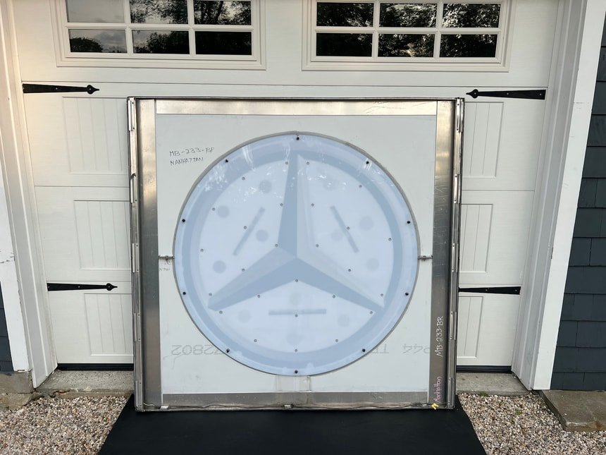 Mercedes-Benz Dealer Logo Sign 67″ x 64″ - Image 3