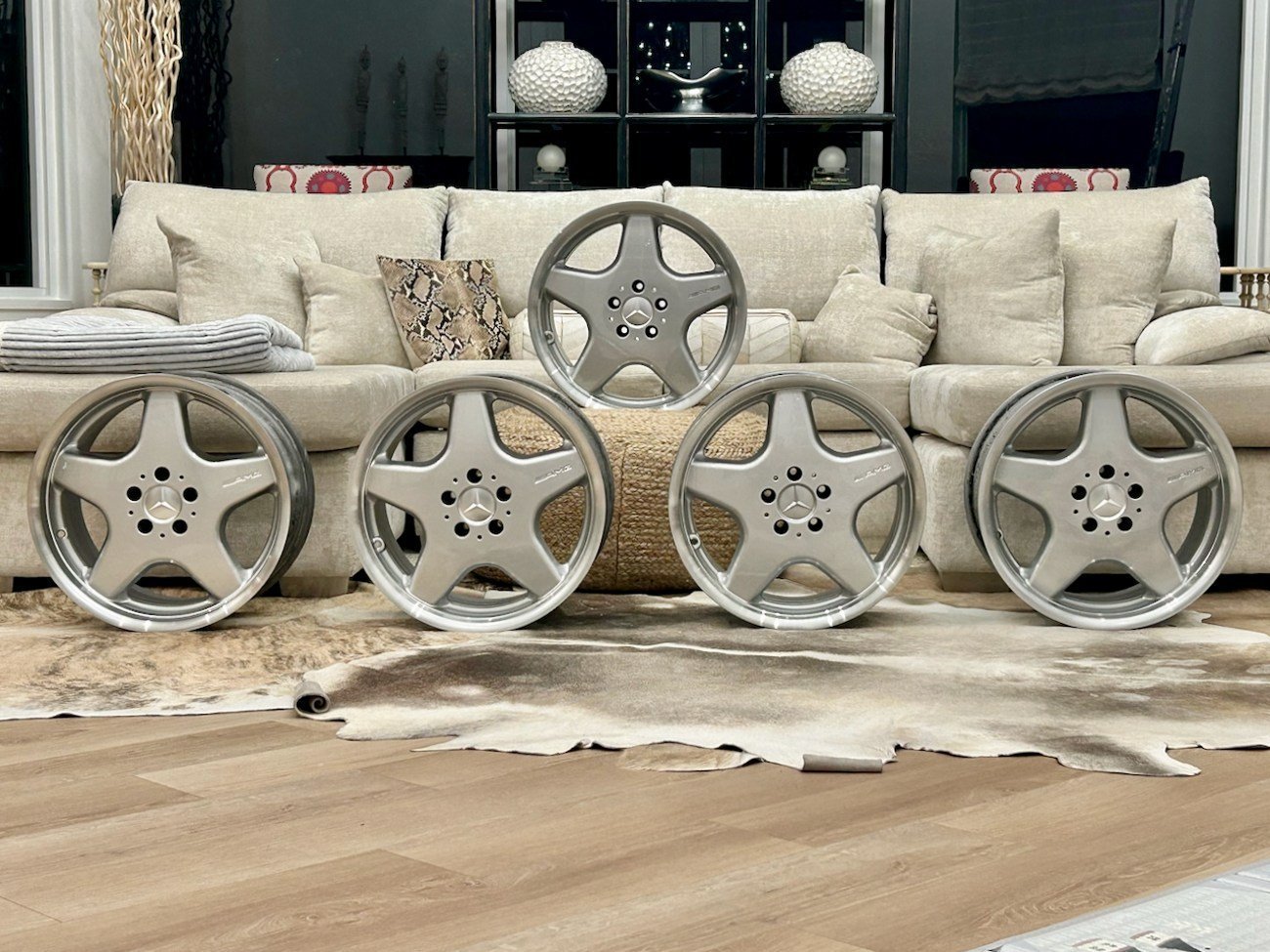 18″ AMG Monoblock Style I Sport wheels — Set of 5 - Image 4